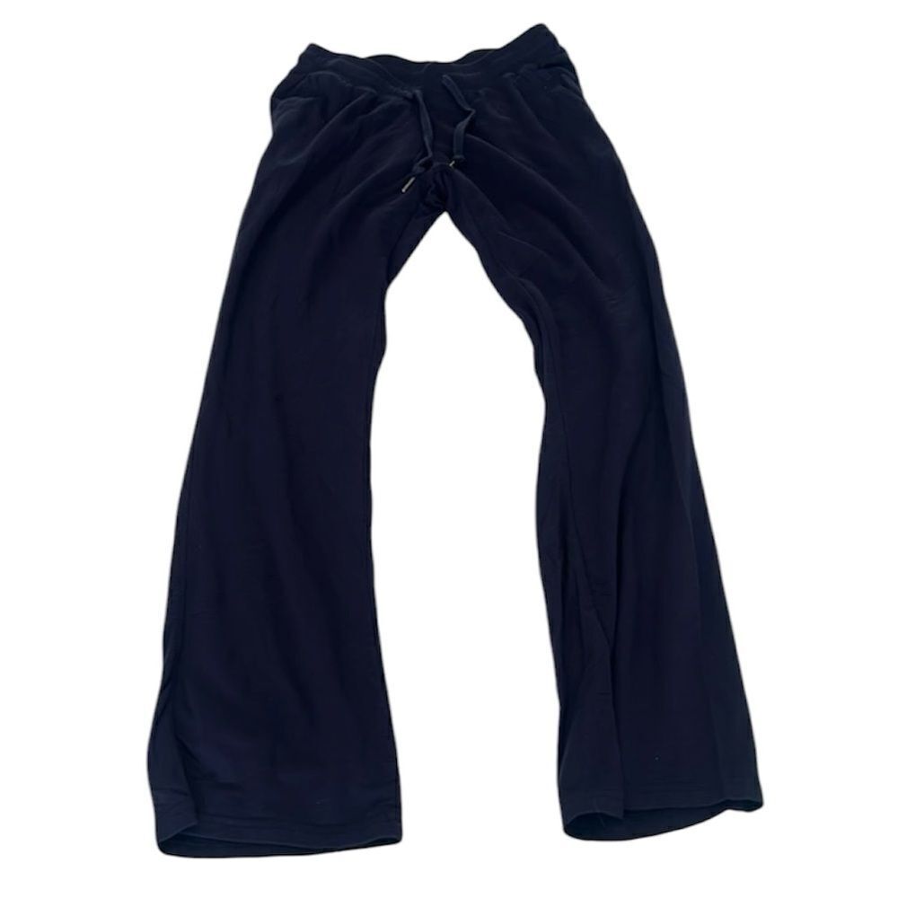 Lildy sizeS-M navy drawstring elastic waist stretchy lounge pants w/pockets EUC